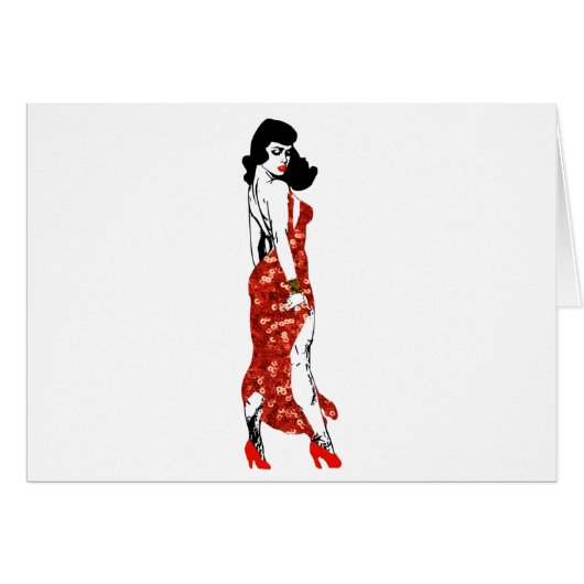 bettie pin up cards (Front Horizontal)