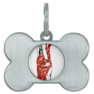 bettie pin up pet ID tag