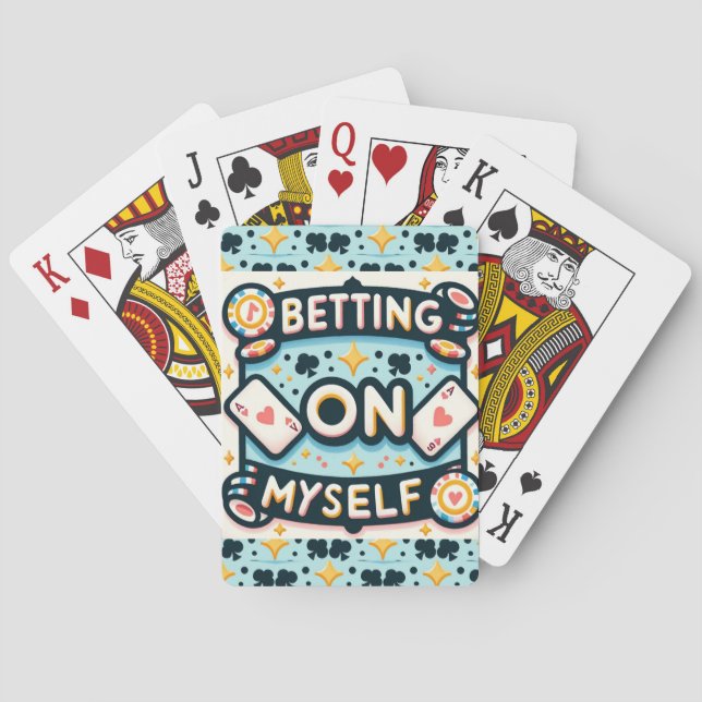 Betting on Myself Poker Cards (Back)