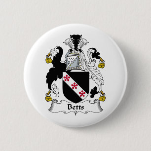 Betts Family Crest Button