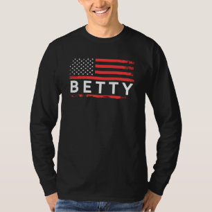 BETTY AMERICAN FLAG FOR BETTY T-Shirt