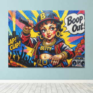 BETTY BOOP-4 CANVAS PRINT