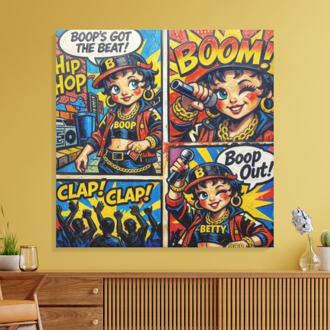 BETTY BOOP-5 CANVAS PRINT (Insitu(LivingRoom))