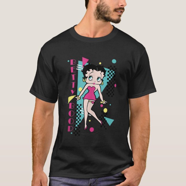 Betty Boop Booping 80s Style Tank Top (Front)
