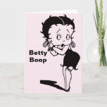 Betty Boop Greeting Card