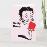 Betty Boop Greeting Card