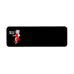 Betty Boop Return Address Label