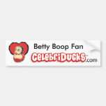 Betty Boop Rubber Duck Bumber Sticker