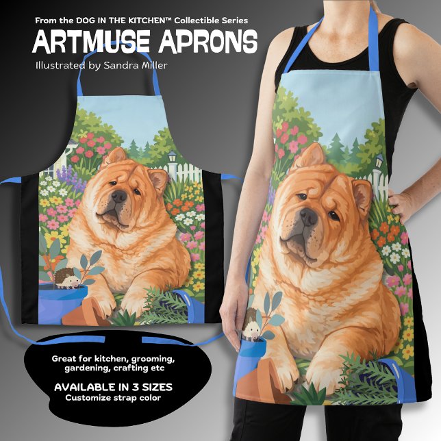BETTY BOOP Smooth Chow All-Over Print Apron (Creator Uploaded)