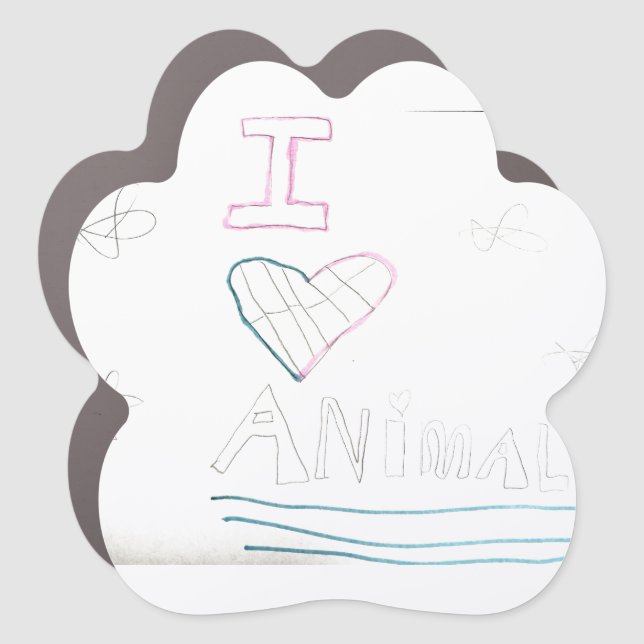 Betty Car Magnet (Front)