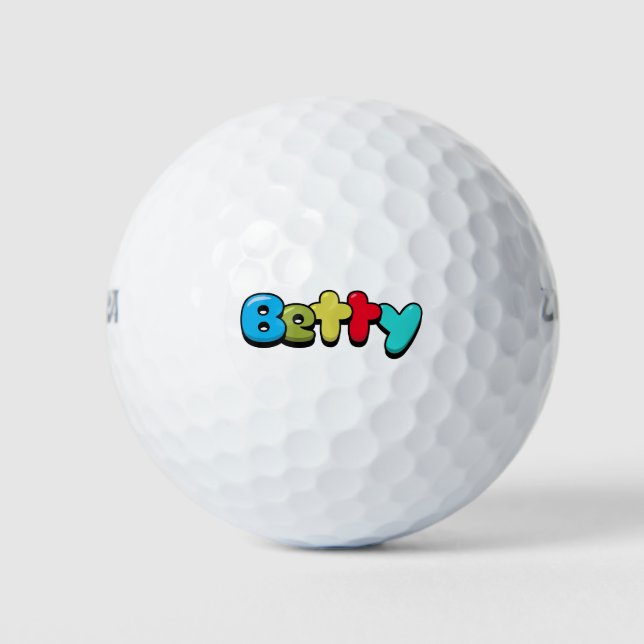 Betty Golf Balls (Front)