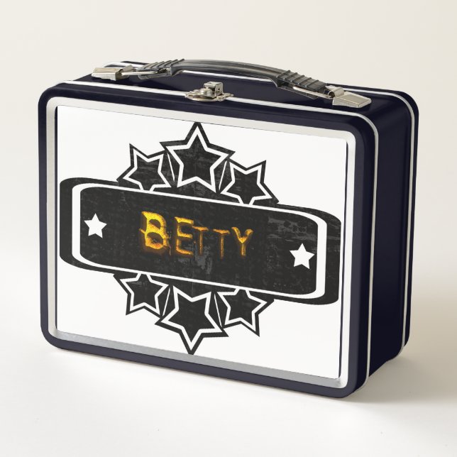 Betty Metal Lunch Box (Front)