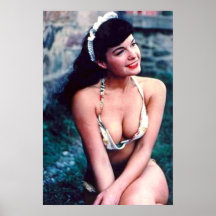 1:25 G scale model Betty Bettie Page pin up signs posters 
