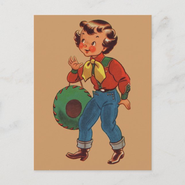 Betty the Cowgirl Postcard (Front)