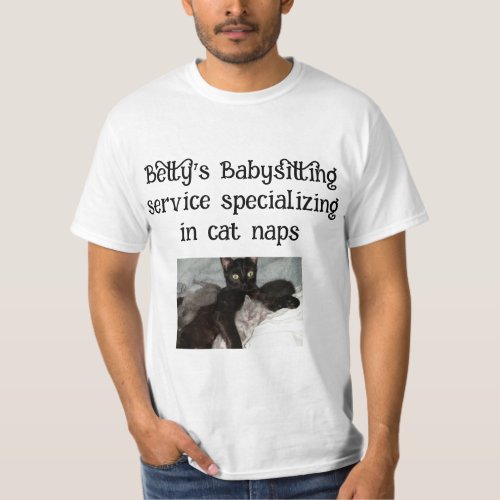 Bettys baby sitting cat kittens T_Shirt
