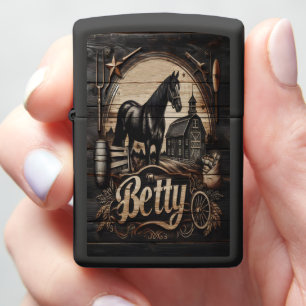 Betty's Horse Barn Zippo Lighter