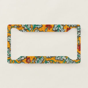 Betty's Yellow Flowers License Plate Frame