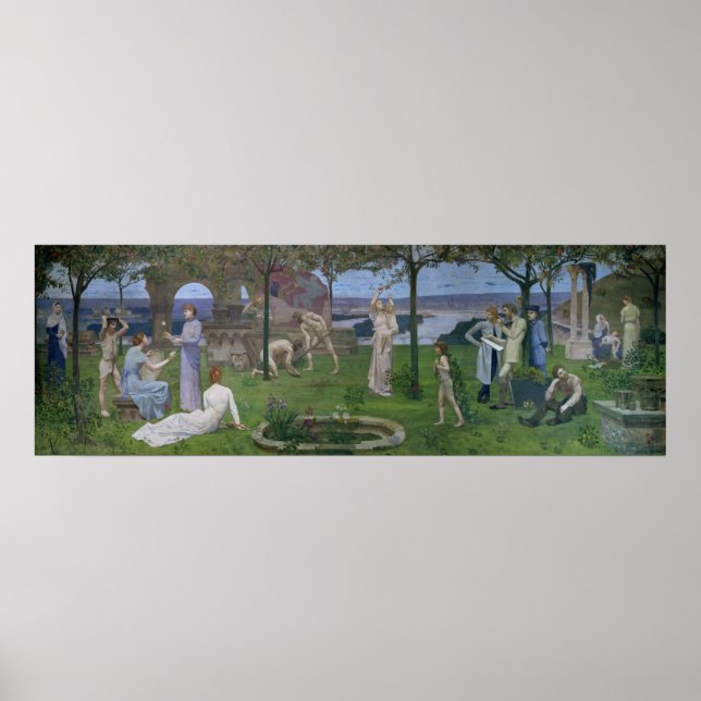 Between Art and Nature, 1890 Poster (Front)