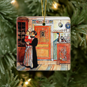 Between Christmas and New Aco, Ceramic Ornament