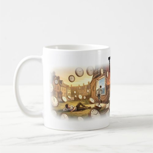 Between Clocks and a Burning Horizon Mug