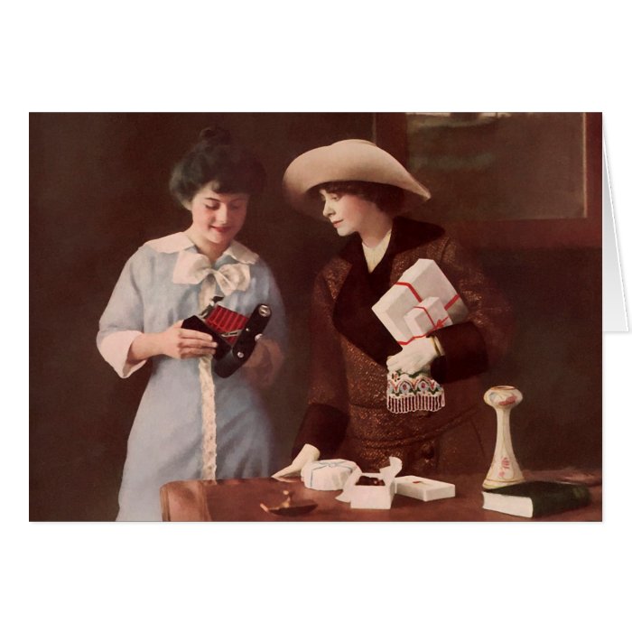 Between Friends. Circa 1915. Greeting Card