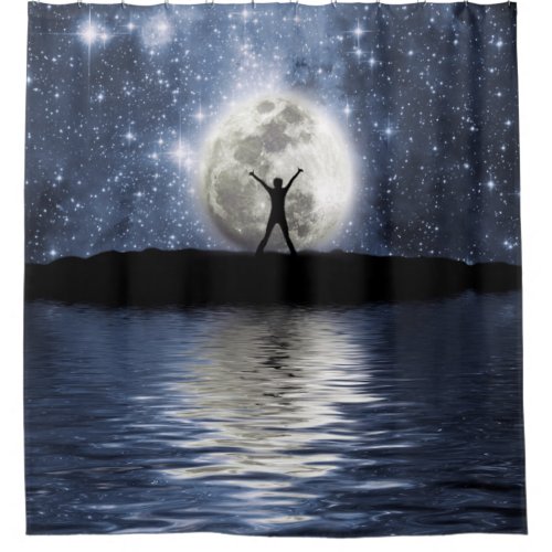 Between Heaven and Earth Shower Curtain