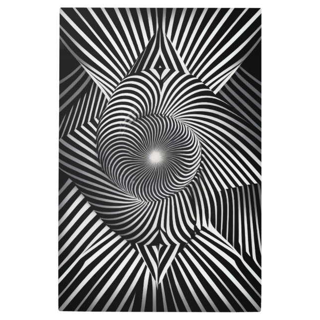 Between Lines and Dimensions Metal Print (Front)