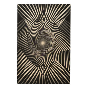 Between Lines and Dimensions Wood Wall Art