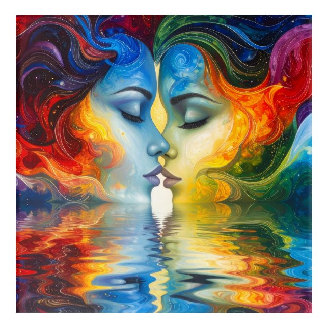 Between Mirror and Memory Acrylic Print (Front)