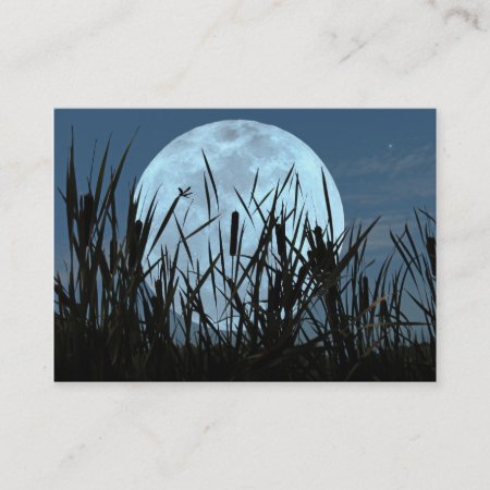 Between Moon And Marsh Atc Photo Card