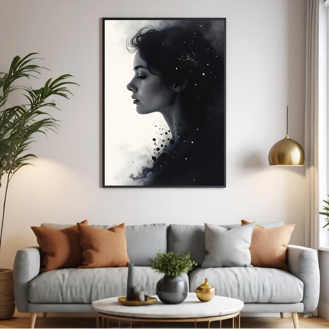 Between Silence and Stars Canvas Print (Creator Uploaded)