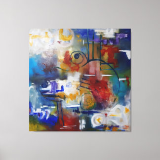 Between Silence and Storm  Canvas Print