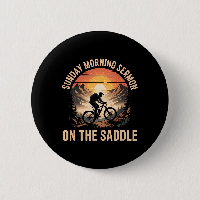 Between Soccer And Chores Mountain Biking Dad  Button (Front)