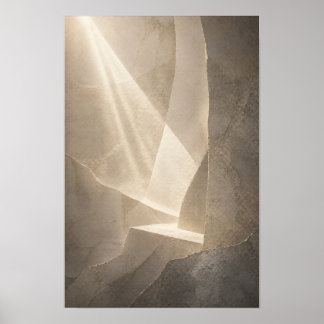 Between Stone and Light — Aurema (Portrait) Poster