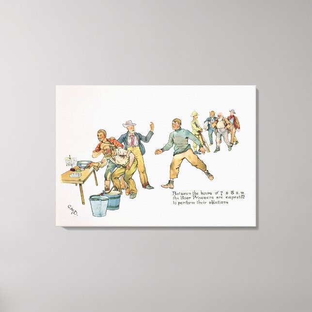 Between the hours of 7 and 8 a.m. canvas print (Front)