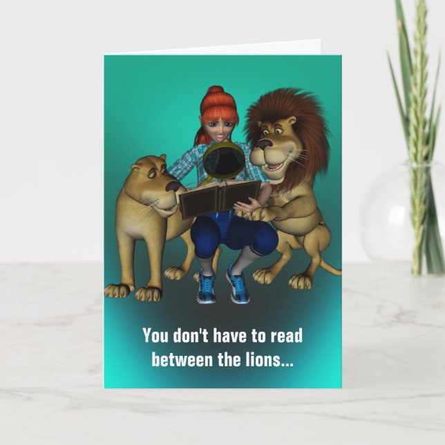 Between the Lions Birthday Card (Front)