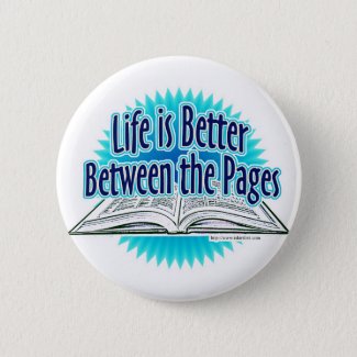 Between the Pages Blue Style Button