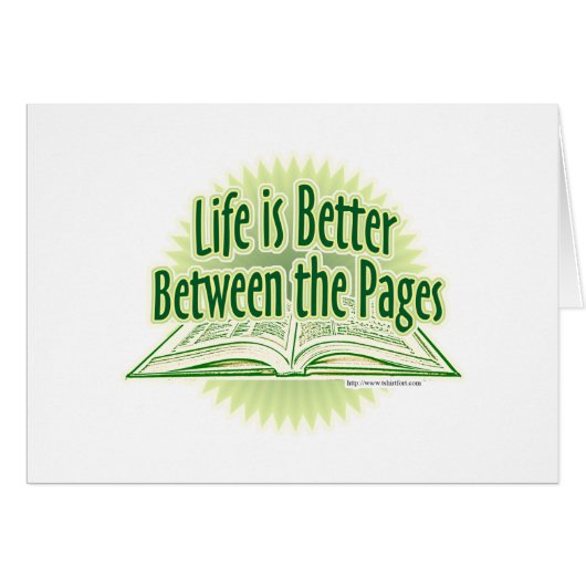 Between the Pages Green Style Cards (Front Horizontal)
