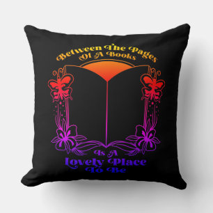 Between The Pages Of A Book Throw Pillow