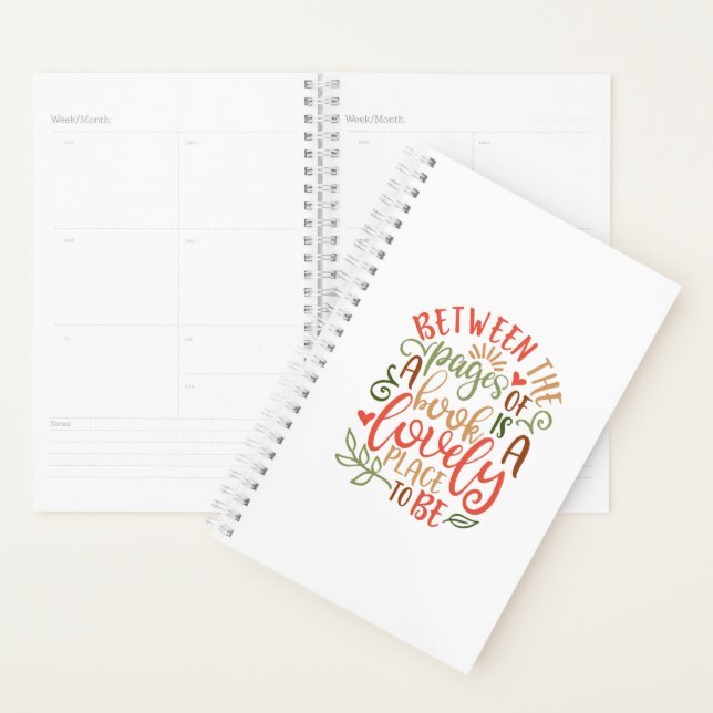 Between The Pages Of Book Ideas Planner (Display)