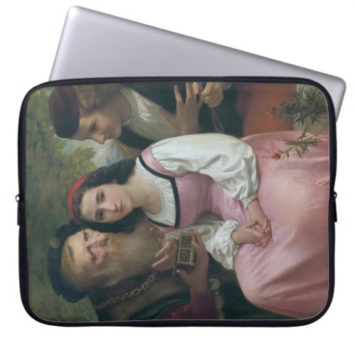 Between Wealth and Love by Bouguereau Laptop Sleeve