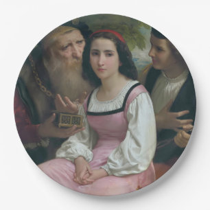 Between Wealth and Love (by Bouguereau) Paper Plates