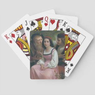 Between Wealth and Love (by Bouguereau) Poker Cards