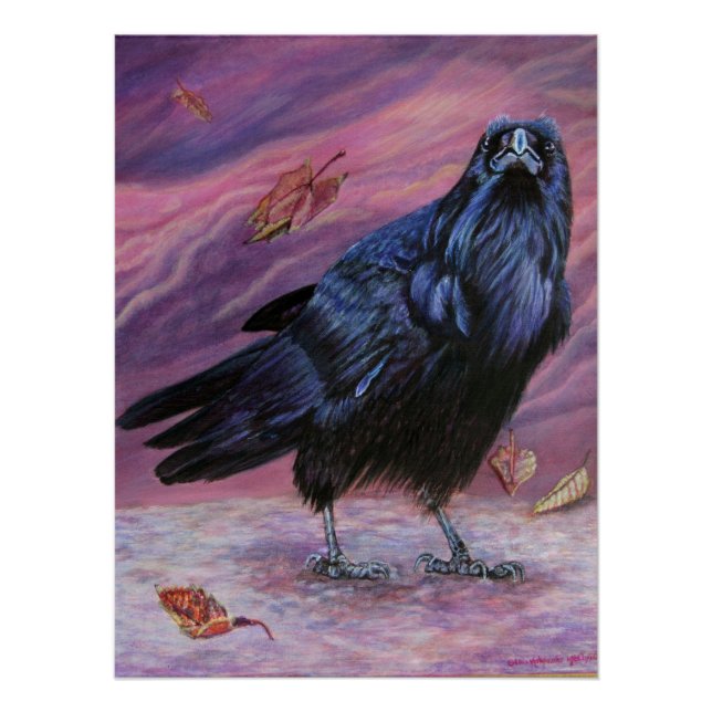 Between Worlds - Raven Poster (Front)