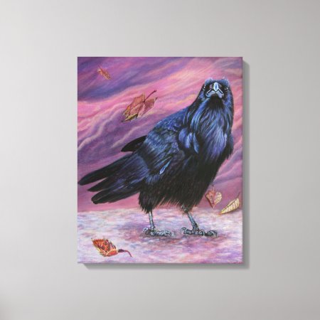 Between Worlds Raven Print By Michaeline Mcdonald