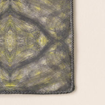 Betwixt Dark Yellow Abstract Watercolor Art