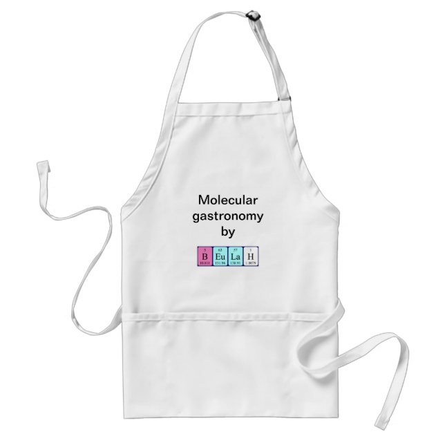 Beulah periodic table name apron (Front)