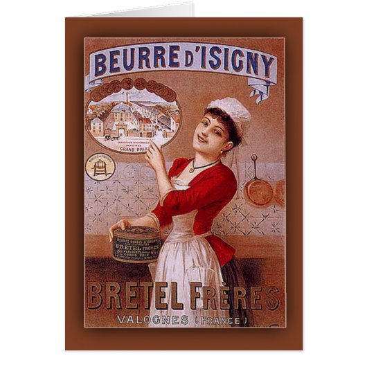 Beurre d'Isigny by Bretel Freres Vintage Ad (Front)