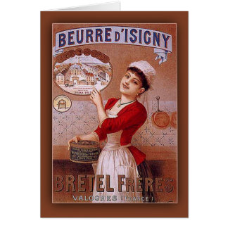 Beurre d'Isigny by Bretel Freres Vintage Ad Cards