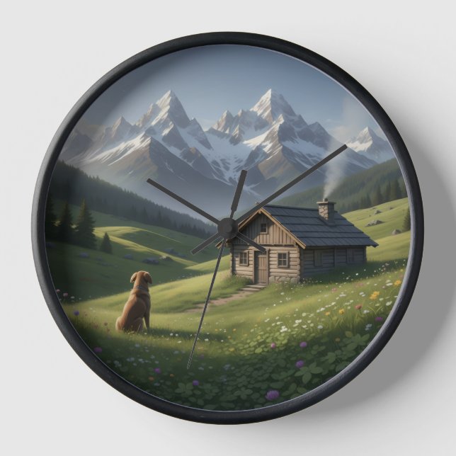 beutiful clock for people who loves nature (Front)